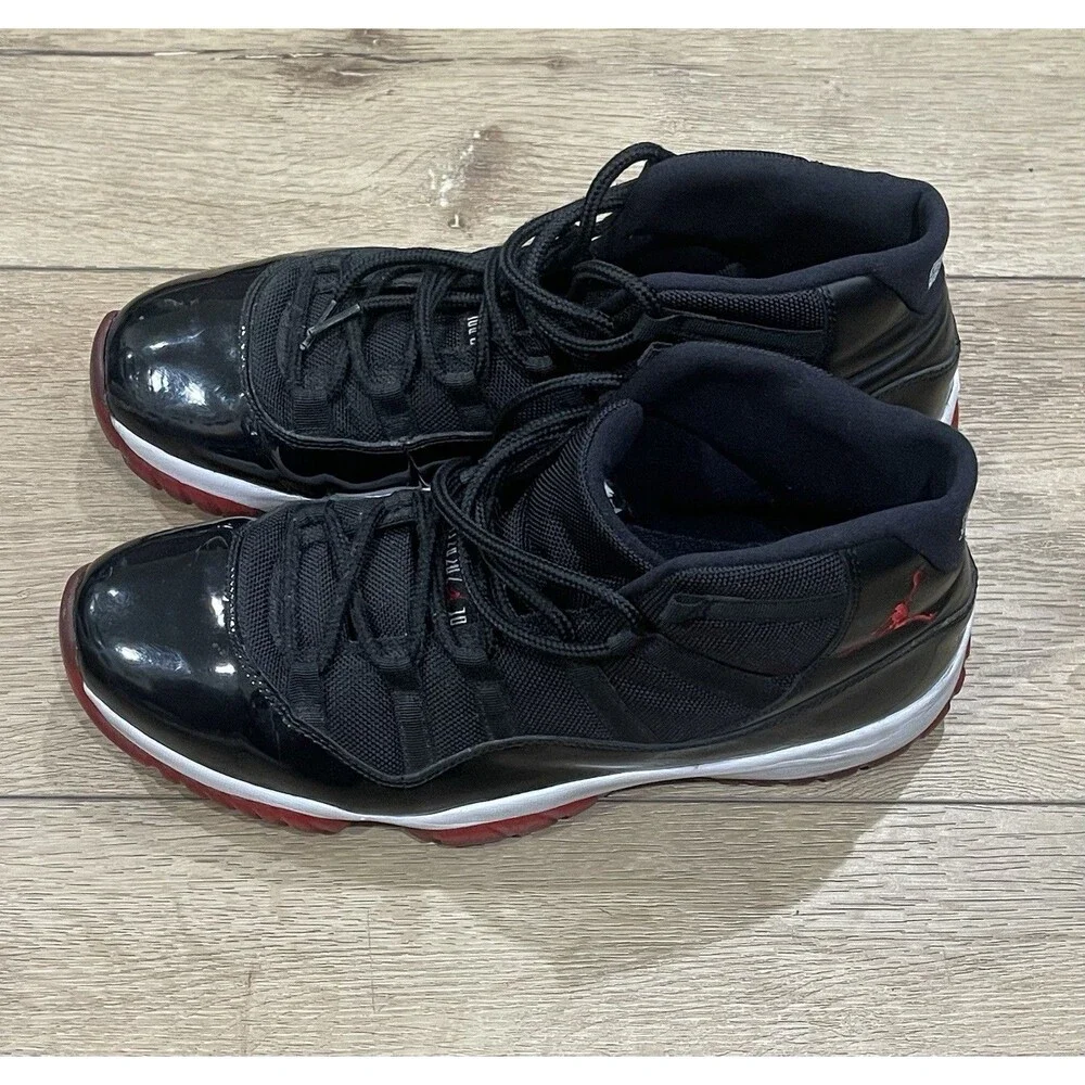 “Nike Air Jordan 11 Retro Bred 2012 Size 10 Black Red 378037-010 OG